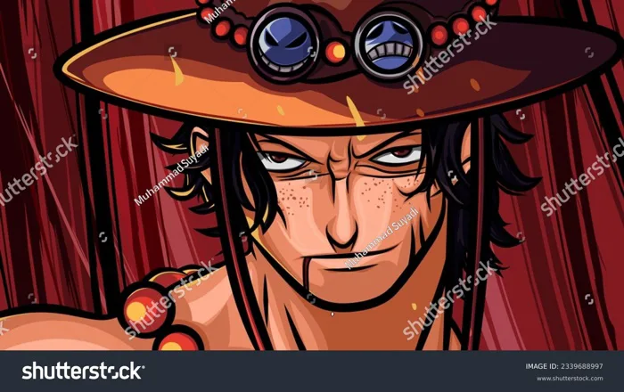 Portgas D Ace Anime One Piece: Hình minh họa có sẵn 2339688997 |  Shutterstock