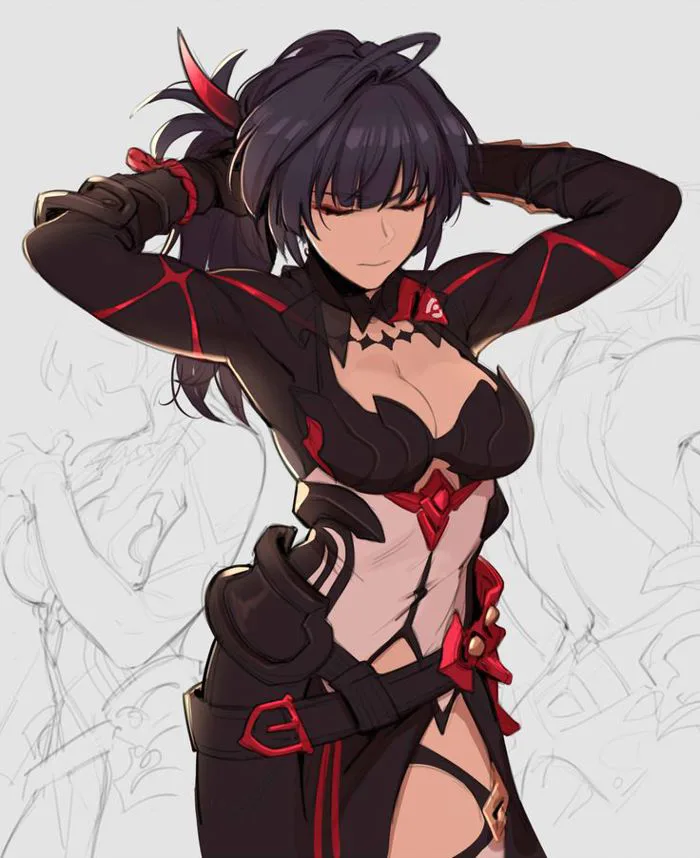 Raiden Mei/#3868965 | Fullsize Image (1305x1600)
