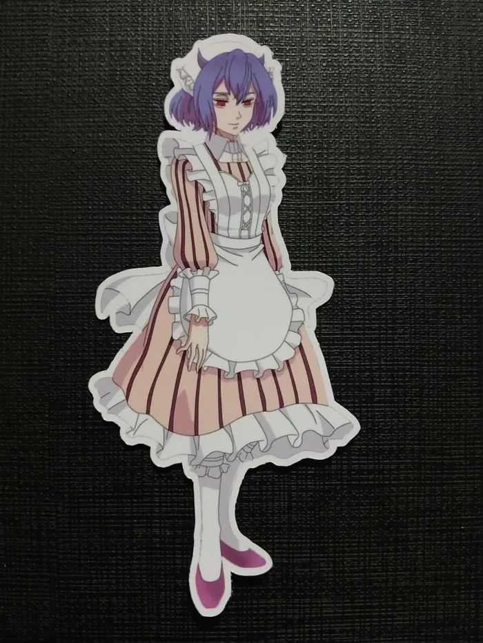 Nero Secre Swallowtail Maid Black Clover Glossy Sticker Anime Waterproof!