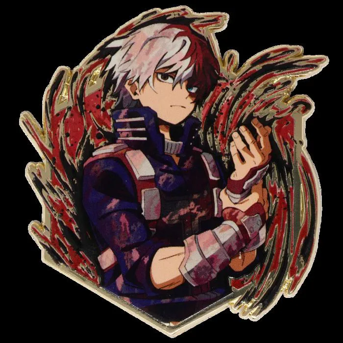 Painterly Series: Shoto Todoroki - Limited Edition Pin – Shark Robot Painterly Series: Shoto Todoroki - Limited Edition Pin – Shark Robot