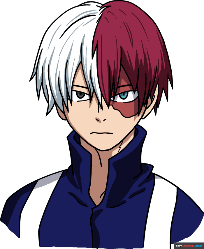 How to Draw Shoto Todoroki from My Hero Academia - Really Easy Drawing Tutorial How to Draw Shoto Todoroki from My Hero Academia - Really Easy Drawing Tutorial