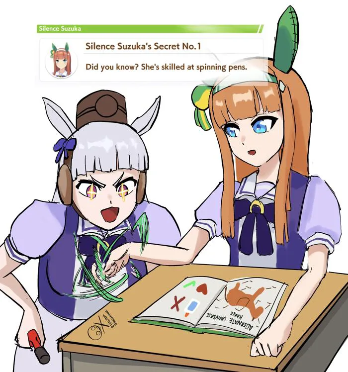 Bí mật số 1 của Silence Suzuka✍️ : r/UmaMusume