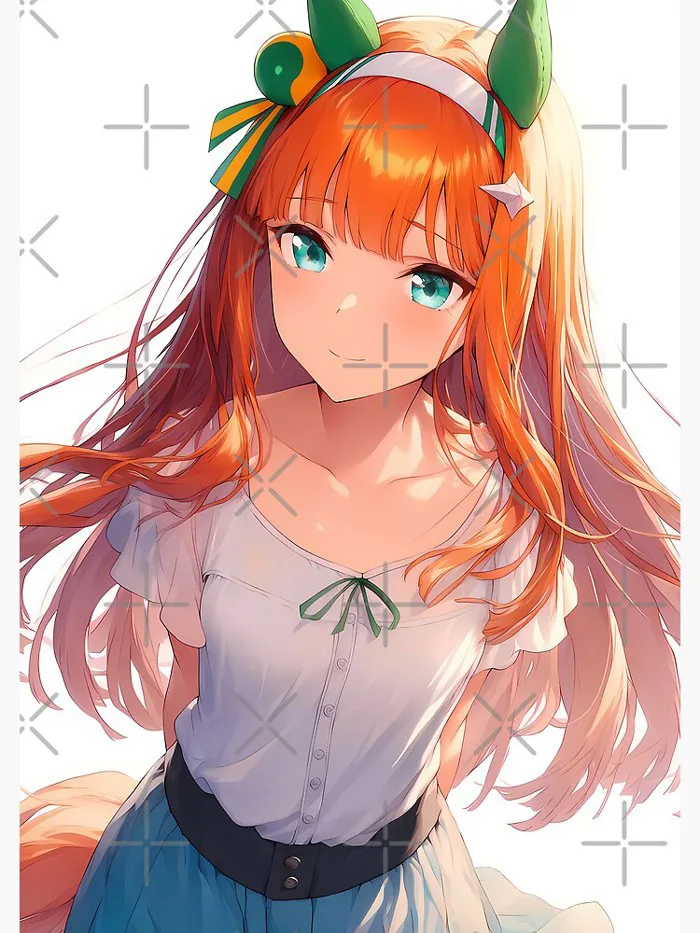 Silence Suzuka Radiant Smile Uma Musume Pretty Derby Anime Girl Waifu